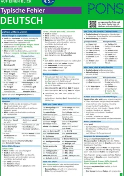 Pons Langenscheidt GmbH Abi Trainer·Deutsch-PONS Typische Fehler auf einen Blick Deutsch