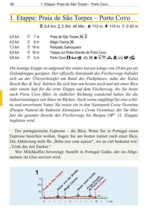 Stein, Conrad Verlag Wandern & Radfahren-Portugal: Fischerweg von der Praia de São Torpes bis Lagos