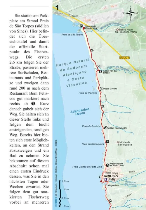 Stein, Conrad Verlag Wandern & Radfahren-Portugal: Fischerweg von der Praia de São Torpes bis Lagos