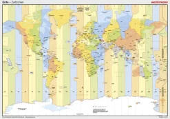 Westermann Bildungsmedien Karten & Atlanten*Posterkarten Geographie - Erde - Zeitzonen
