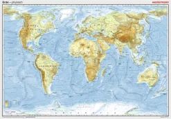 Posterkarten Geographie: Erde: physisch*Westermann Lernwelten Hot
