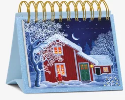 Korsch Verlag GmbH Postkartenkalender-Postkarten-Adventskalender "24 Tage im Advent mit Tomte"