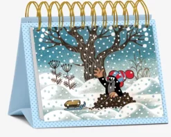 Korsch Verlag GmbH Postkartenkalender-Postkarten-Adventskalender "24 Tage im Advent mit dem kleinen Maulwurf"