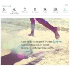 arsEdition Postkartenkalender*Postkartenkalender 365 Tage Achtsamkeit 2026