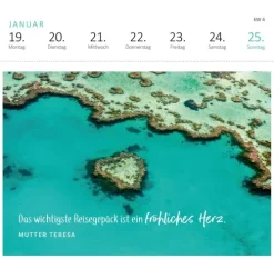 ars edition Postkartenkalender-Postkartenkalender Fernwehmomente 2026