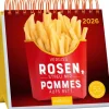 ars edition Postkartenkalender*Postkartenkalender Vergiss Rosen, streu mir Pommes aufs Bett. 2026