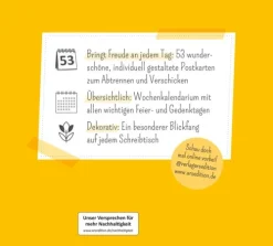 ars edition Postkartenkalender*Postkartenkalender Vergiss Rosen, streu mir Pommes aufs Bett. 2026