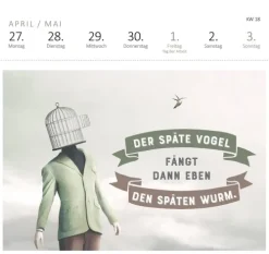 ars edition Postkartenkalender*Postkartenkalender Vergiss Rosen, streu mir Pommes aufs Bett. 2026