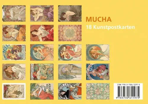 Postkarten-Set Alfons Mucha*Anaconda Verlag Clearance