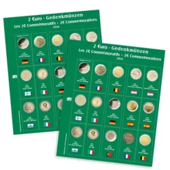 SAFE Schwäbische Albumfab Hobby & Lifestyle-Premium Album für 2 Euro Münzen Band 5