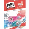 Henkel Klebstoff & Klebebänder-Pritt Kleben Pritt Korrektur Micro Roller, 2 × 5 mm, pink und blau