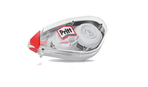 Henkel Klebstoff & Klebebänder-Pritt Kleben Pritt Korrektur Einweg Roller Compact, 4,2 mm, Blisterkarte
