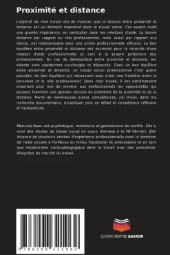 Proximité et distance*Editions Notre Savoir Best