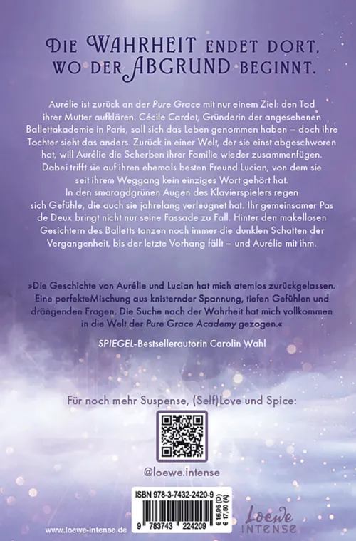 Pure Grace Academy (Band 1) - The Final Bow*Loewe Verlag GmbH Sale