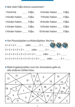 Hauschka Verlag GmbH Grundschule·Mathematik*Quer durch die 2./3. Klasse, Das kleine Einmaleins - A5-Übungsblock