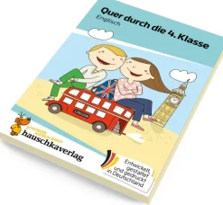 Quer durch die 4. Klasse, Englisch - A5-Übungsblock*Hauschka Verlag GmbH Outlet