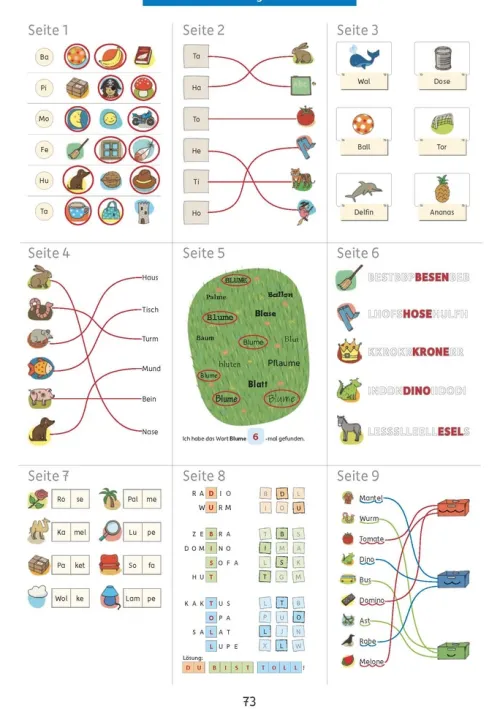 Quer durch die 1. Klasse, Lesen üben - A5-Übungsblock*Hauschka Verlag GmbH Discount