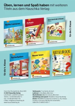 Hauschka Verlag GmbH Grundschule·Mathematik|Grundschule·Deutsch-Quer durch die 3. Klasse, Mathe und Deutsch - Übungsblock