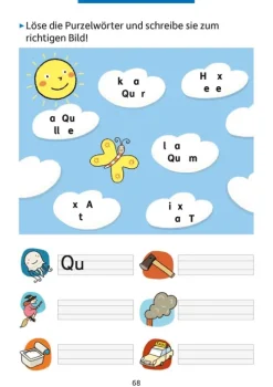 Hauschka Verlag GmbH Quali Trainer·Grundschule|Grundschule·Mathematik-Quer durch die 1. Klasse, Mathe und Deutsch - Übungsblock