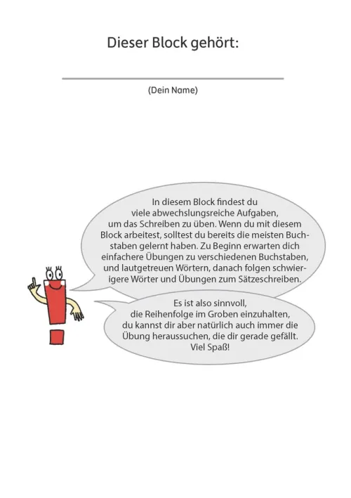 Hauschka Verlag GmbH Grundschule·Deutsch*Quer durch die 1. Klasse, Richtig schreiben - A5-Übungsblock