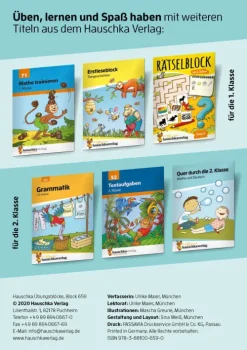 Hauschka Verlag GmbH Grundschule·Deutsch*Quer durch die 1. Klasse, Richtig schreiben - A5-Übungsblock
