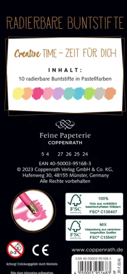 Radierbare Buntstifte*Coppenrath Best
