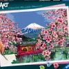 Ravensburger Basteln & Kreatives-- Malen nach Zahlen - Japanische Kirschblüte