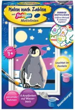 Ravensburger Basteln & Kreatives-- Malen nach Zahlen - Kleiner Pinguin