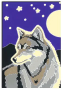 Ravensburger Basteln & Kreatives-- Malen nach Zahlen - Wolfsportrait