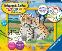 Ravensburger Basteln & Kreatives-- Malen nach Zahlen - Kleine Leoparden