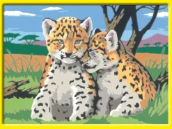 Ravensburger Basteln & Kreatives-- Malen nach Zahlen - Kleine Leoparden