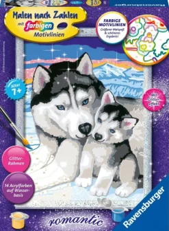 Ravensburger Basteln & Kreatives*- Malen nach Zahlen - Husky Kuss