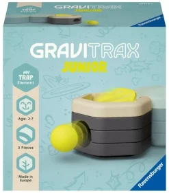 Ravensburger GraviTrax Junior Element Trap - Erweiterbare Kugelbahn für Kinder, Murmelbahn überwiegend aus nachwachsenden Rohstoffen mit Themenwelten, Lern- und Konstruktionsspielzeug ab 3 Jahren*Ravensburger Spieleverlag New