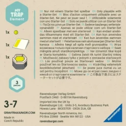 Ravensburger GraviTrax Junior Element Trap - Erweiterbare Kugelbahn für Kinder, Murmelbahn überwiegend aus nachwachsenden Rohstoffen mit Themenwelten, Lern- und Konstruktionsspielzeug ab 3 Jahren*Ravensburger Spieleverlag New