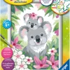 Ravensburger Spieleverlag Basteln & Kreatives*Ravensburger Malen nach Zahlen 28984 - Süße Koalas - Kinder ab 9 Jahren