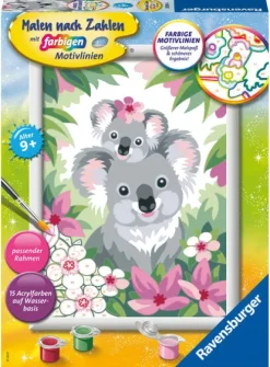 Ravensburger Spieleverlag Basteln & Kreatives*Ravensburger Malen nach Zahlen 28984 - Süße Koalas - Kinder ab 9 Jahren