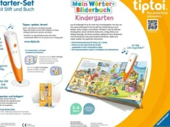 Ravensburger Spieleverlag Familien- & Gesellschaftsspiele*Ravensburger tiptoi Starter-Set 00113: Stift und Wörter-Bilderbuch Kindergarten- Lernsystem für Kinder ab 3 Jahren