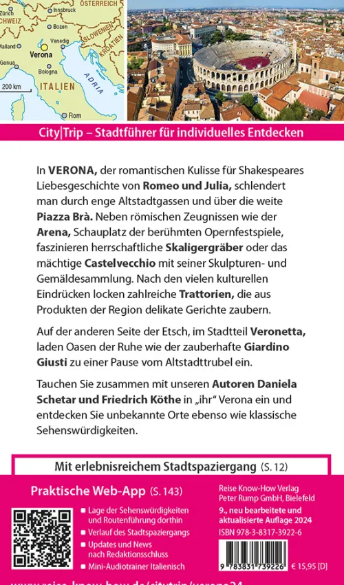 Reise Know-How Rump GmbH Reiseführer*Reise Know-How CityTrip Verona