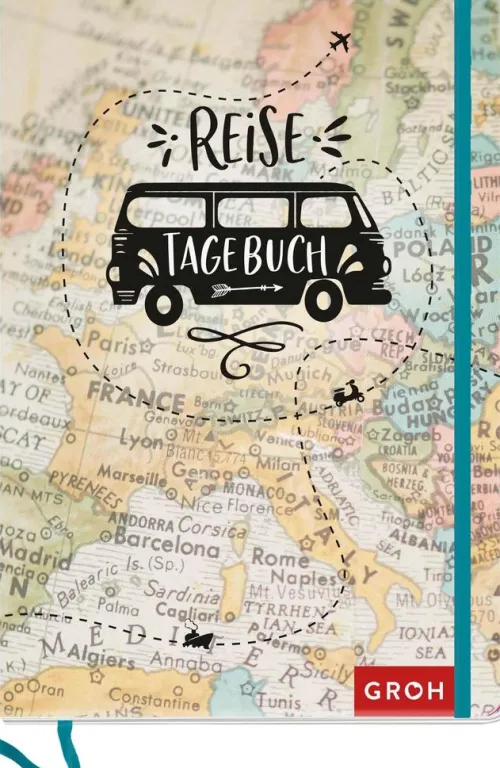 Groh Verlag Nach Zielgruppen-Reisetagebuch (Landkarte)