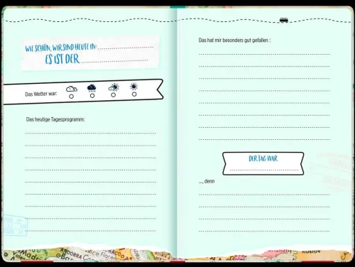 Groh Verlag Nach Zielgruppen-Reisetagebuch (Landkarte)