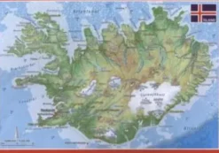 georelief Vertriebs GbR Karten & Atlanten*Reliefpostkarte Island