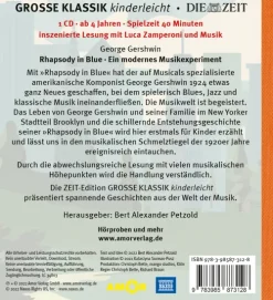 Amor Verlag Kinder- & Jugendbücher·Bilderbücher*Rhapsody in Blue. Ein modernes Musikexperiment.,1 Audio-CD