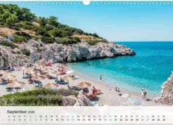 Calvendo Wandkalender*Rhodos - Die Highlights der Insel (Wandkalender 2026 DIN A3 quer), Monatskalender