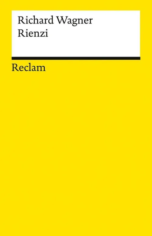 Rienzi, der Letzte der Tribunen*Reclam Philipp Jun. Outlet