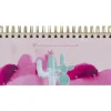 Nova MD Wochenkalender-Rosa Tischkalender ohne Datum Alpaka & Kaktus. Hochwertiger, moderner Wochenkalender, Querkalender für 52 Wochen +1. 1 Woche 2 Seiten. Verwendbar als Kalender 2025/2026