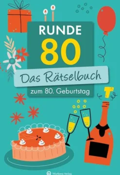 Runde 80! Das Rätselbuch zum 80. Geburtstag*Wartberg Verlag Discount