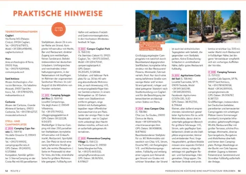 Bruckmann Verlag GmbH Camping-Sardinien mit dem Wohnmobil Die schönsten Routen von Sassari bis Cagliari