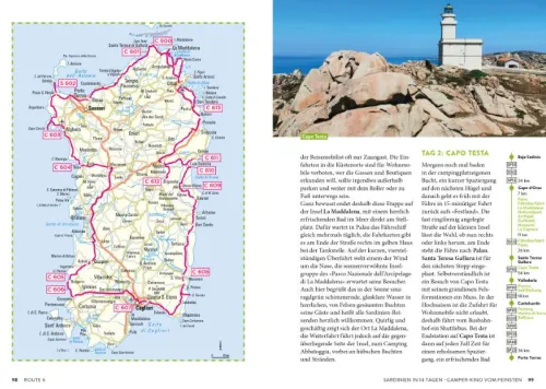 Bruckmann Verlag GmbH Camping-Sardinien mit dem Wohnmobil Die schönsten Routen von Sassari bis Cagliari