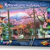 Noris Spiele GmbH Basteln & Kreatives*Schipper Malen nach Zahlen - Kirschblüte in Japan (Triptychon)