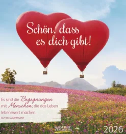 Korsch Postkartenkalender-Schön, dass es dich gibt! 2026